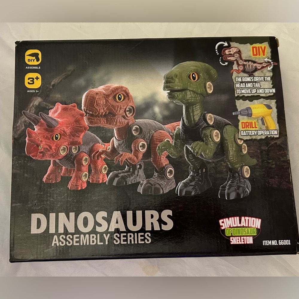 DIY Dinosaur Assembly Series Toy Set